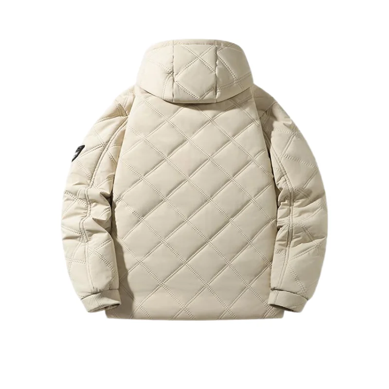 DELTOSTINSS Premium Quilted Hooded Winter Jacket – Ultra-Warm Fur Lining