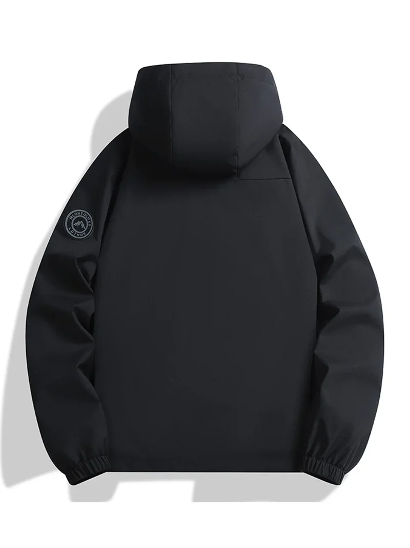 DELTOSTINSS Waterproof Windbreaker Hooded Jacket – Lightweight, Durable & Adventure-Ready