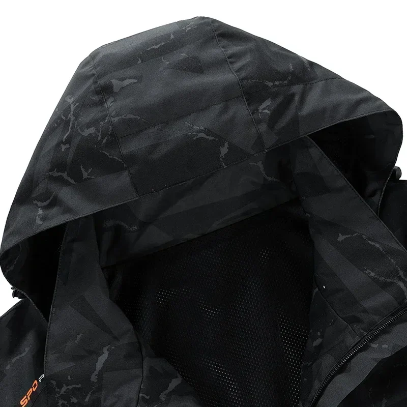 DELTOSTINSS Waterproof Camo Workwear Jacket – Bold Pattern • All-Weather Protection