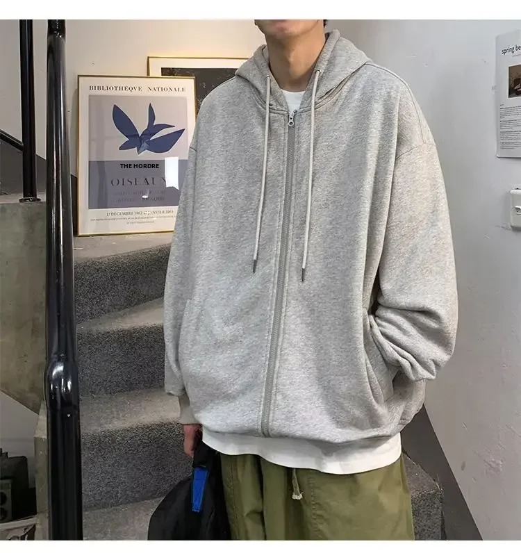 DELTOSTINSS Urban Oversized Hooded Jacket – Minimal Black Streetwear Essential