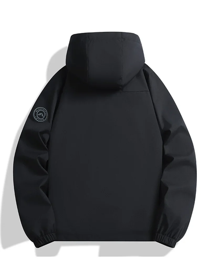 DELTOSTINSS Waterproof Windbreaker Hooded Jacket – Lightweight, Durable & Adventure-Ready