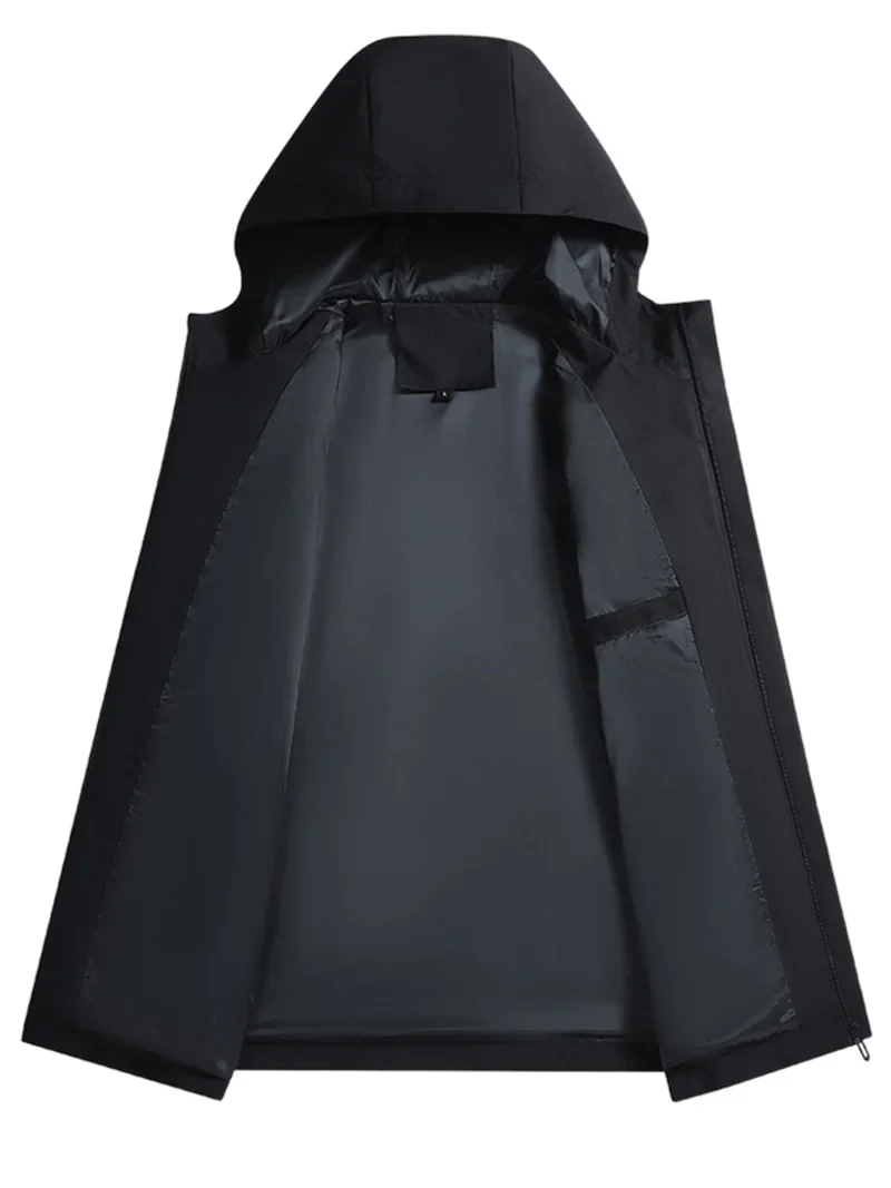 DELTOSTINSS Waterproof Windbreaker Hooded Jacket – Lightweight, Durable & Adventure-Ready