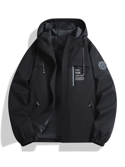 DELTOSTINSS Waterproof Windbreaker Hooded Jacket – Lightweight, Durable & Adventure-Ready