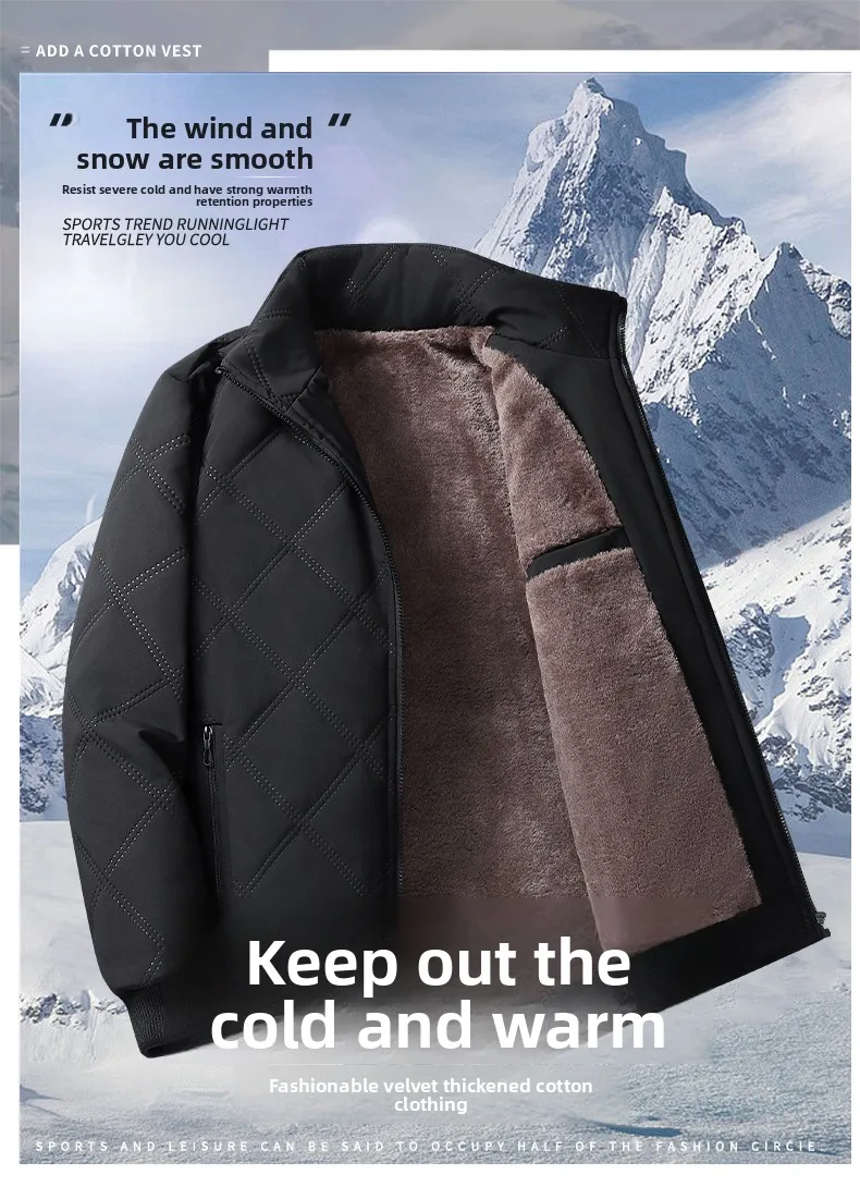 DELTOSTINSS Thickened Checkered Winter Jacket – Ultra-Warm • Stylish • Cold-Proof