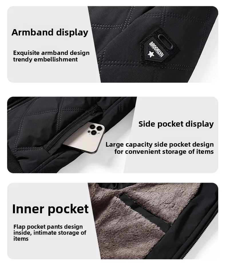 DELTOSTINSS Thickened Checkered Winter Jacket – Ultra-Warm • Stylish • Cold-Proof