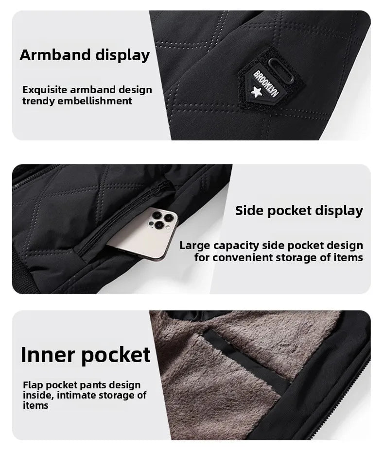 DELTOSTINSS Thickened Checkered Winter Jacket – Ultra-Warm • Stylish • Cold-Proof