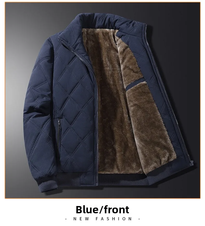 DELTOSTINSS Thickened Checkered Winter Jacket – Ultra-Warm • Stylish • Cold-Proof