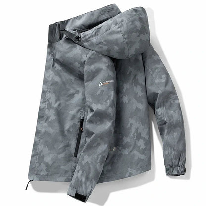 DELTOSTINSS Waterproof Camo Workwear Jacket – Bold Pattern • All-Weather Protection
