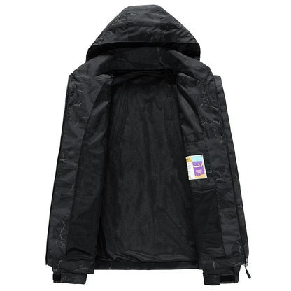 DELTOSTINSS Waterproof Camo Workwear Jacket – Bold Pattern • All-Weather Protection