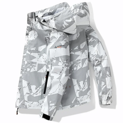 DELTOSTINSS Waterproof Camo Workwear Jacket – Bold Pattern • All-Weather Protection
