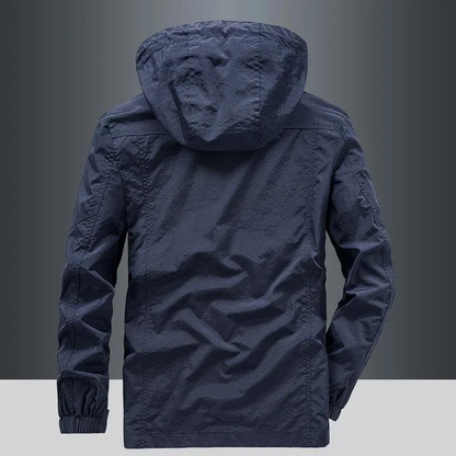 DELTOSTINSS Waterproof Windbreaker Workwear Jacket – Durable • Lightweight • All-Season Protection