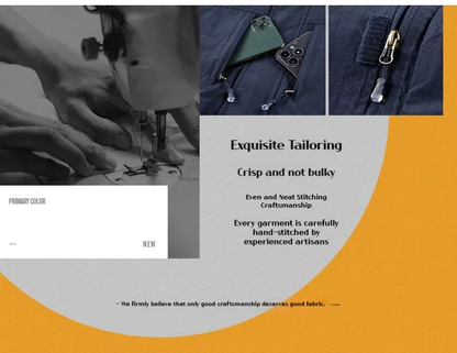 DELTOSTINSS Waterproof Windbreaker Workwear Jacket – Durable • Lightweight • All-Season Protection