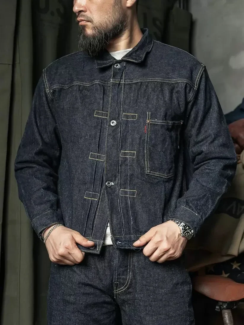 “Deltostinss RawEdge Premium Denim Jacket”