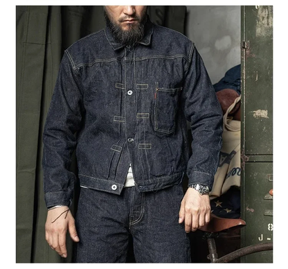 “Deltostinss RawEdge Premium Denim Jacket”