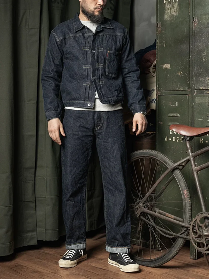 “Deltostinss RawEdge Premium Denim Jacket”